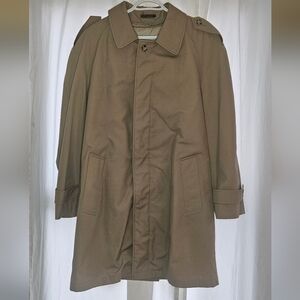 Towncraft Men's Tan Trench Coat